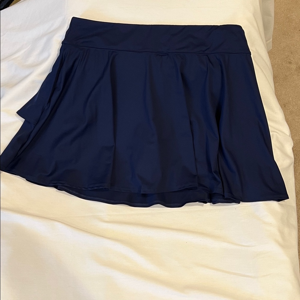 NWT Land’s End | Plus Size High Waisted Tulip Hem Swim Skort - Picture 12 of 13